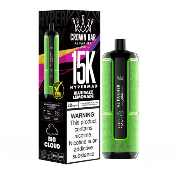 Al Fakher Crown Bar Hypermax 15K Prefilled Vape Kit - Image 18