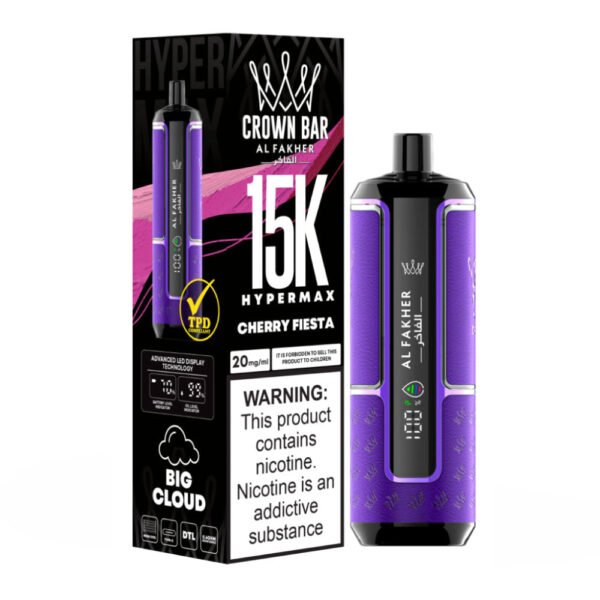 Al Fakher Crown Bar Hypermax 15K Prefilled Vape Kit - Image 4