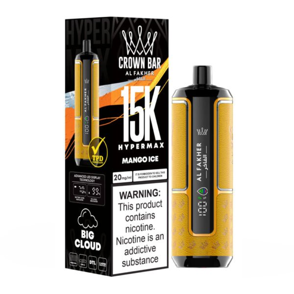 Al Fakher Crown Bar Hypermax 15K Prefilled Vape Kit - Image 20