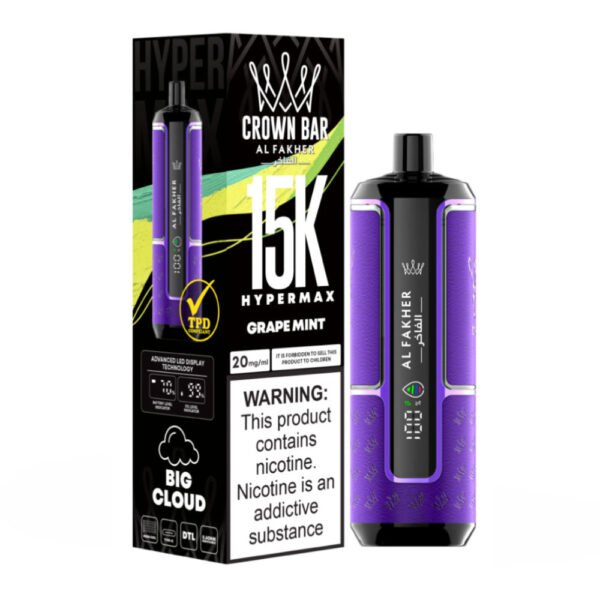 Al Fakher Crown Bar Hypermax 15K Prefilled Vape Kit - Image 19