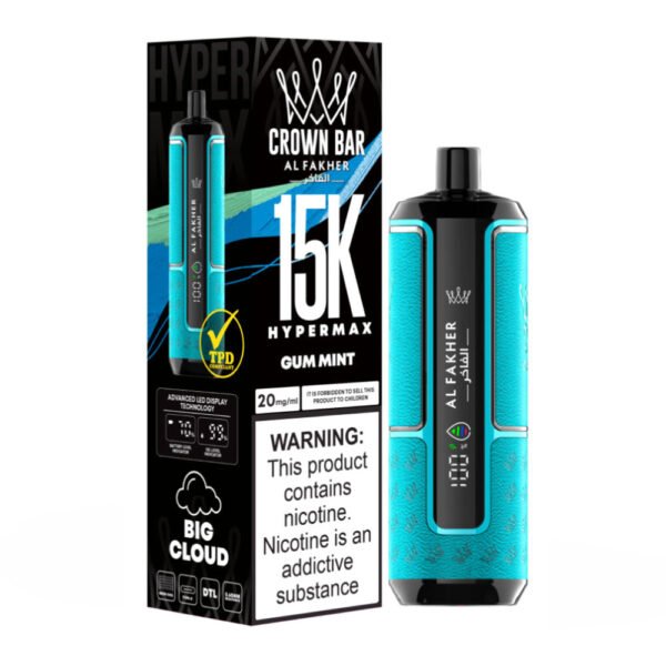 Al Fakher Crown Bar Hypermax 15K Prefilled Vape Kit - Image 12