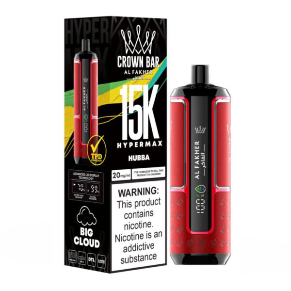 Al Fakher Crown Bar Hypermax 15K Prefilled Vape Kit - Image 13