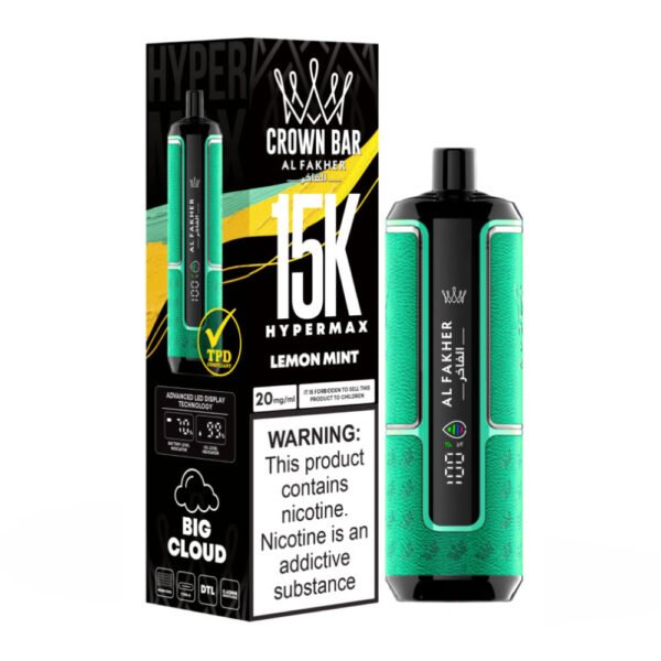 Al Fakher Crown Bar Hypermax 15K Prefilled Vape Kit - Image 9