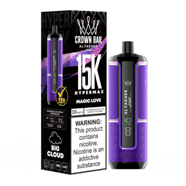Al Fakher Crown Bar Hypermax 15K Prefilled Vape Kit - Image 7