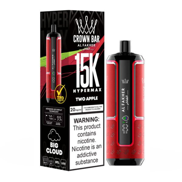 Al Fakher Crown Bar Hypermax 15K Prefilled Vape Kit - Image 15
