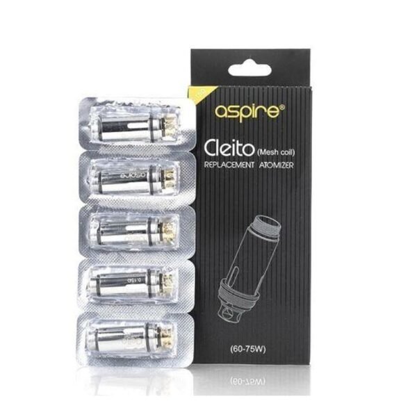 Aspire Cleito Mesh Replacement Coils | Pack of 5 with 20% off