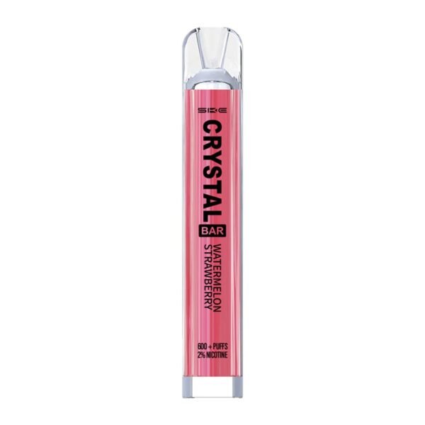 Crystal Bar 600 Puffs Watermelon Strawberry Prefilled Vape