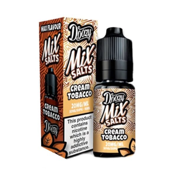 Doozy Vape Mix Cream Tobacco 10ml Nic Salt E Liquid
