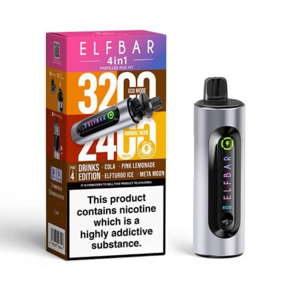 Elf Bar 4 in 1 Prefilled Pod Kit - Image 5