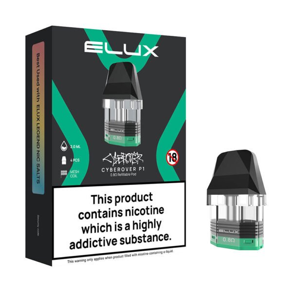 Elux Cyberover P1 Replacement Pod (Pack of 4) - Image 3