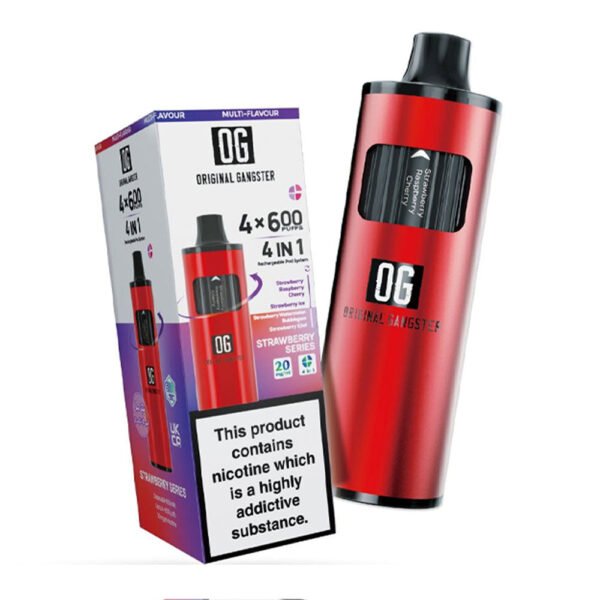 Original Gangster OG 2400 4-in-1 Prefilled Vape - Image 14