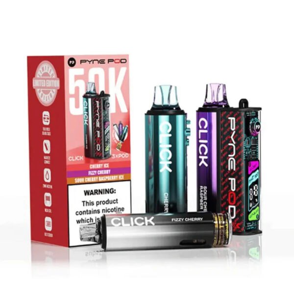 PYNE POD Click 50K Puffs Prefilled Pod Kit - Image 3