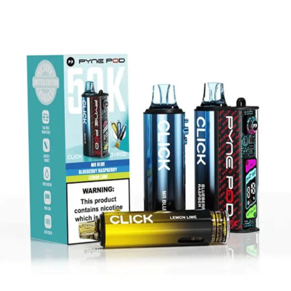 PYNE POD Click 50K Puffs Prefilled Pod Kit - Image 4