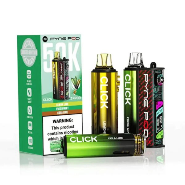 PYNE POD Click 50K Puffs Prefilled Pod Kit - Image 6