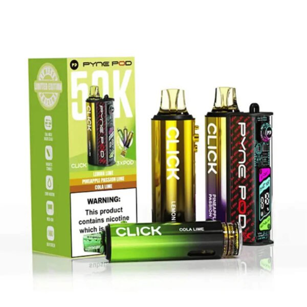 PYNE POD Click 50K Puffs Prefilled Pod Kit - Image 8