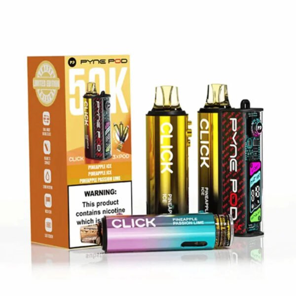 PYNE POD Click 50K Puffs Prefilled Pod Kit - Image 10