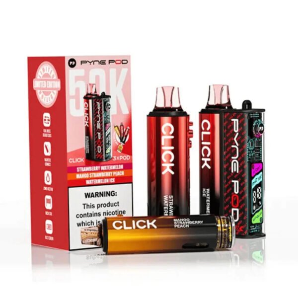PYNE POD Click 50K Puffs Prefilled Pod Kit - Image 12
