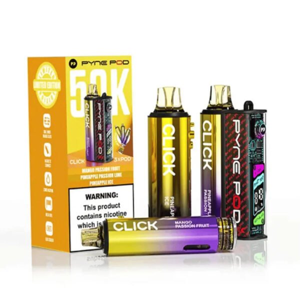PYNE POD Click 50K Puffs Prefilled Pod Kit - Image 15