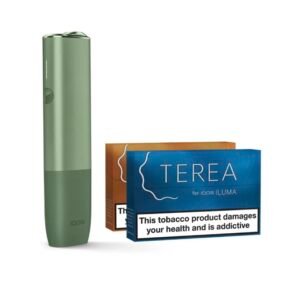 IQOS ILUMA ONE Kit – Moss Green & Two Packs of Terea