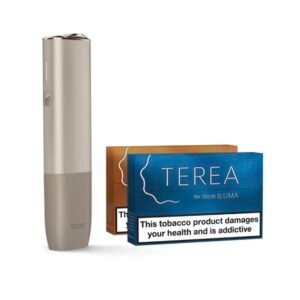 IQOS ILUMA ONE Kit – Pebble Beige  & Two Packs of Terea