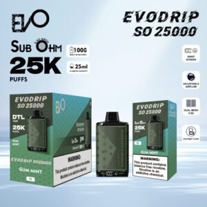 GUM MINT EVODRIP SO25000 DISPOSABLE ( 5-PACK)