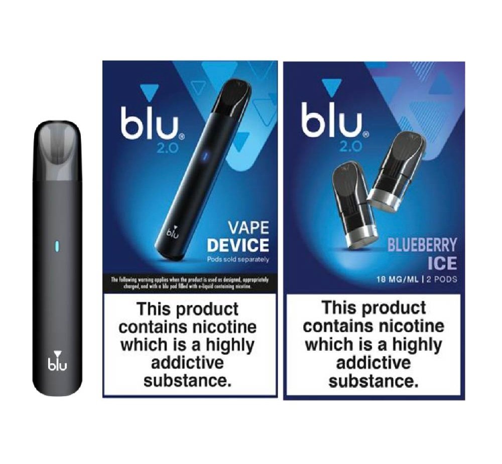 Blu 2.0 Blueberry Ice Starter Bundle