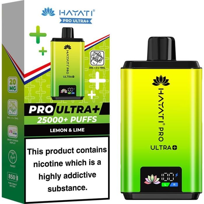Hayati Pro Ultra Plus 25000 pod vape kit 5-pack - Image 7