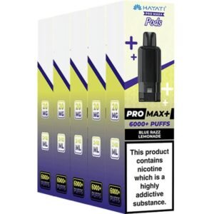Hayati Pro Max Plus 6000 pod & refill 5-pack